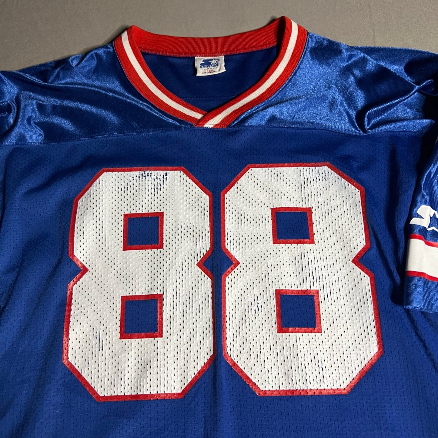 Vintage 90's Buffalo Bills Jersey STARTER NFL Mens 48 Large #88 Blue Custom