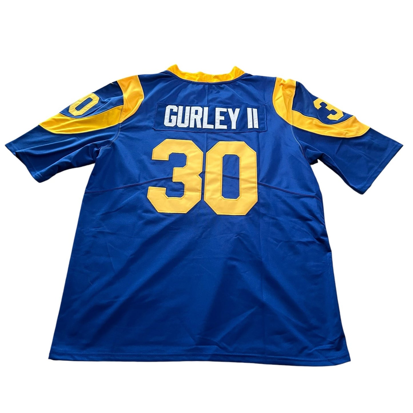 Todd Gurley Jersey Mens Medium Los Angeles Rams Nike Blue Nike Stitch Sewn NFL