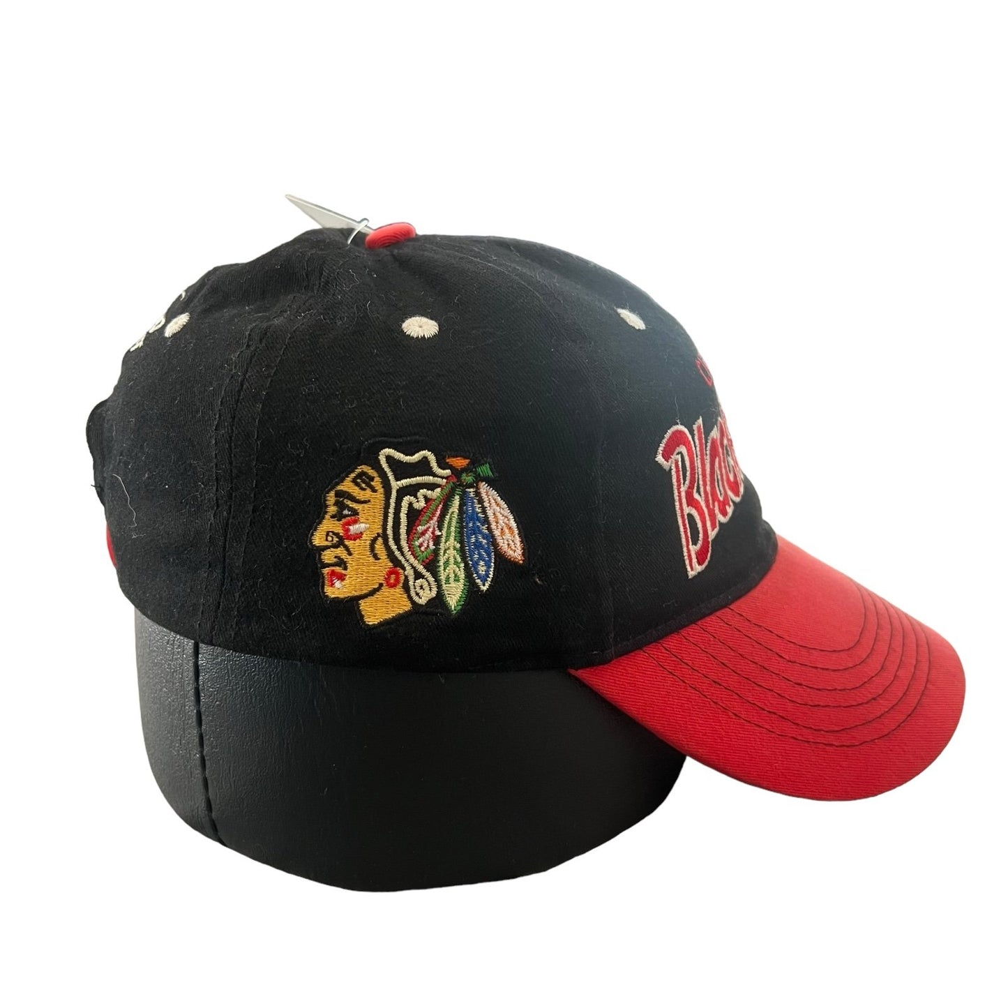 Vintage Chicago Blackhawks SnapBack Hat Kick 10 Cap Bud Light NHL