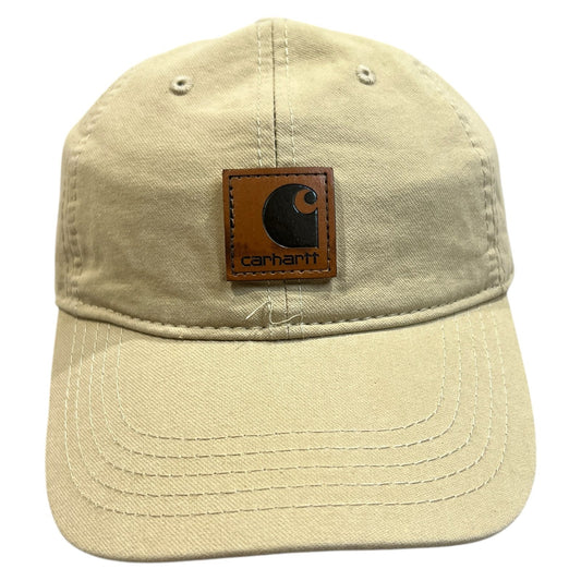 Carhartt Mens Canvas Cotton Hat Strapback Tan Beige