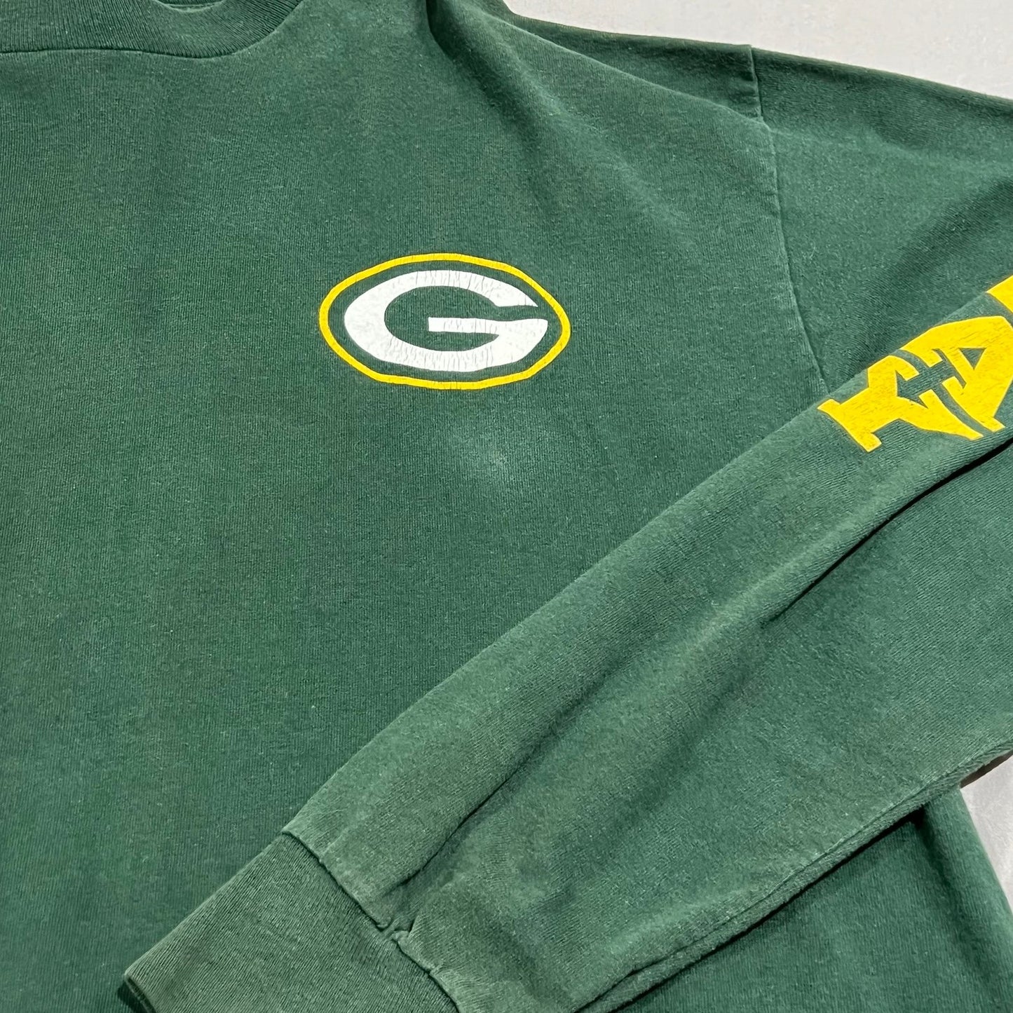 Vintage 90's Green Bay Packers Shirt Mens 2XL XXL Long Sleeve NFL Football