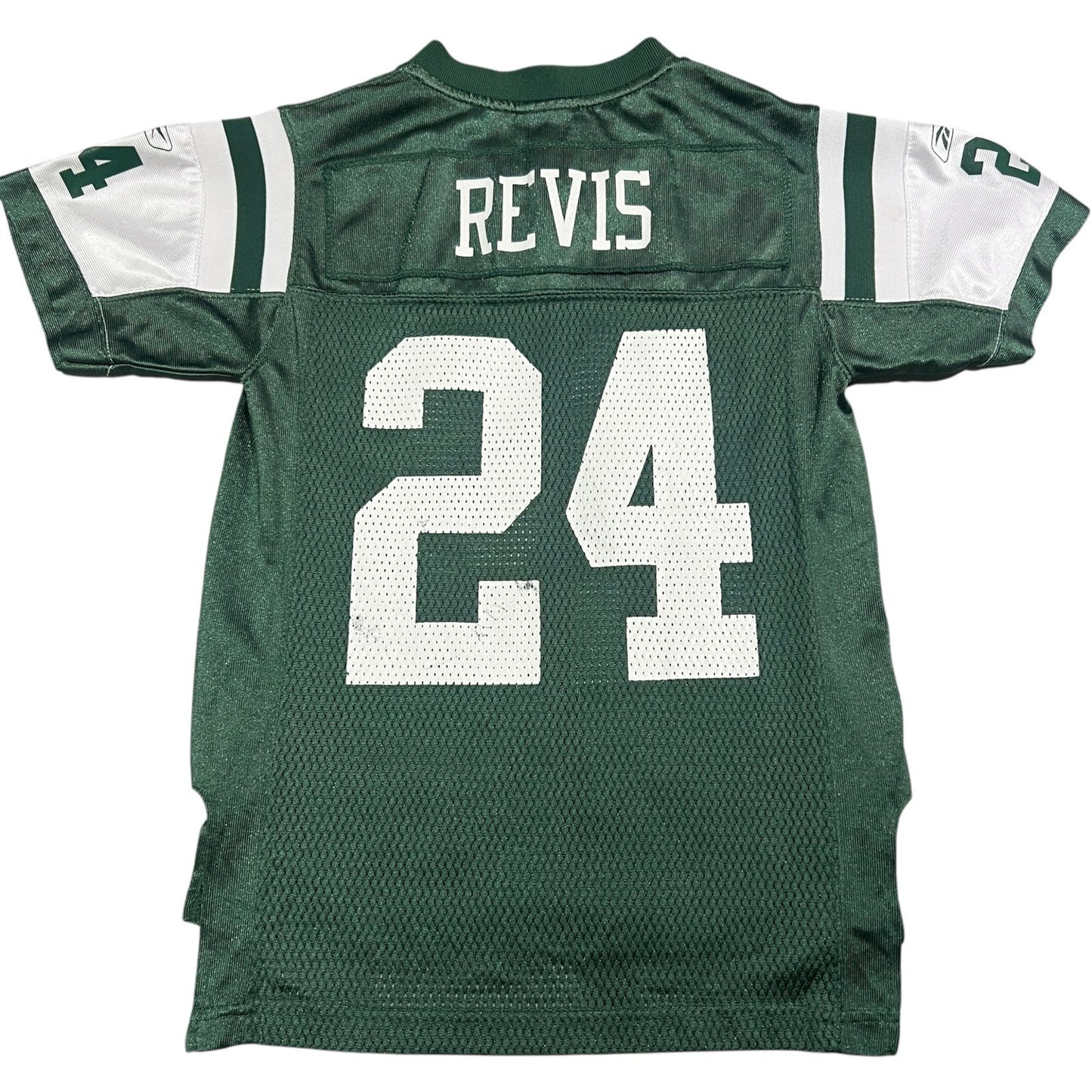 Darrelle Revis Jersey Kids Youth Small New York Jets #24 NFL Reebok Football