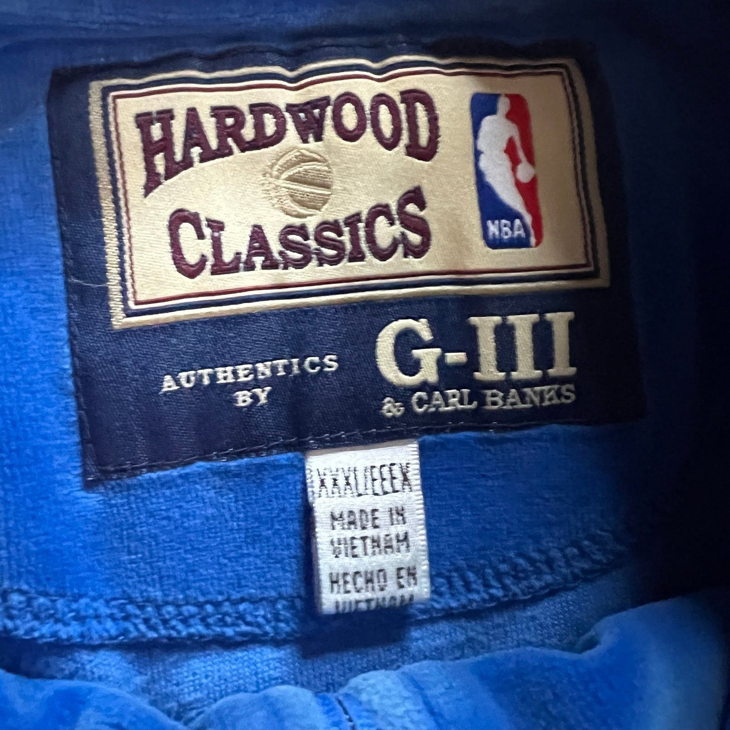 Virginia Squires Jacket Mens 3XL XXXL Blue Warm Up G-III Hardwood Classics NBA