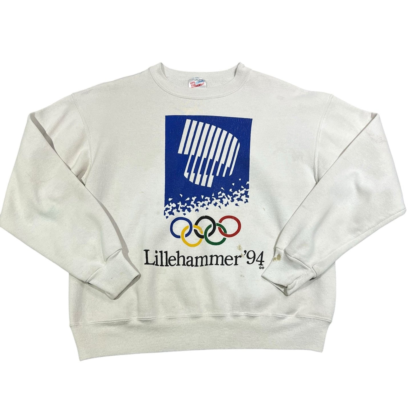 Vintage 1996 Winter Olympics Crewneck Sweater Womans Medium Lillehammer