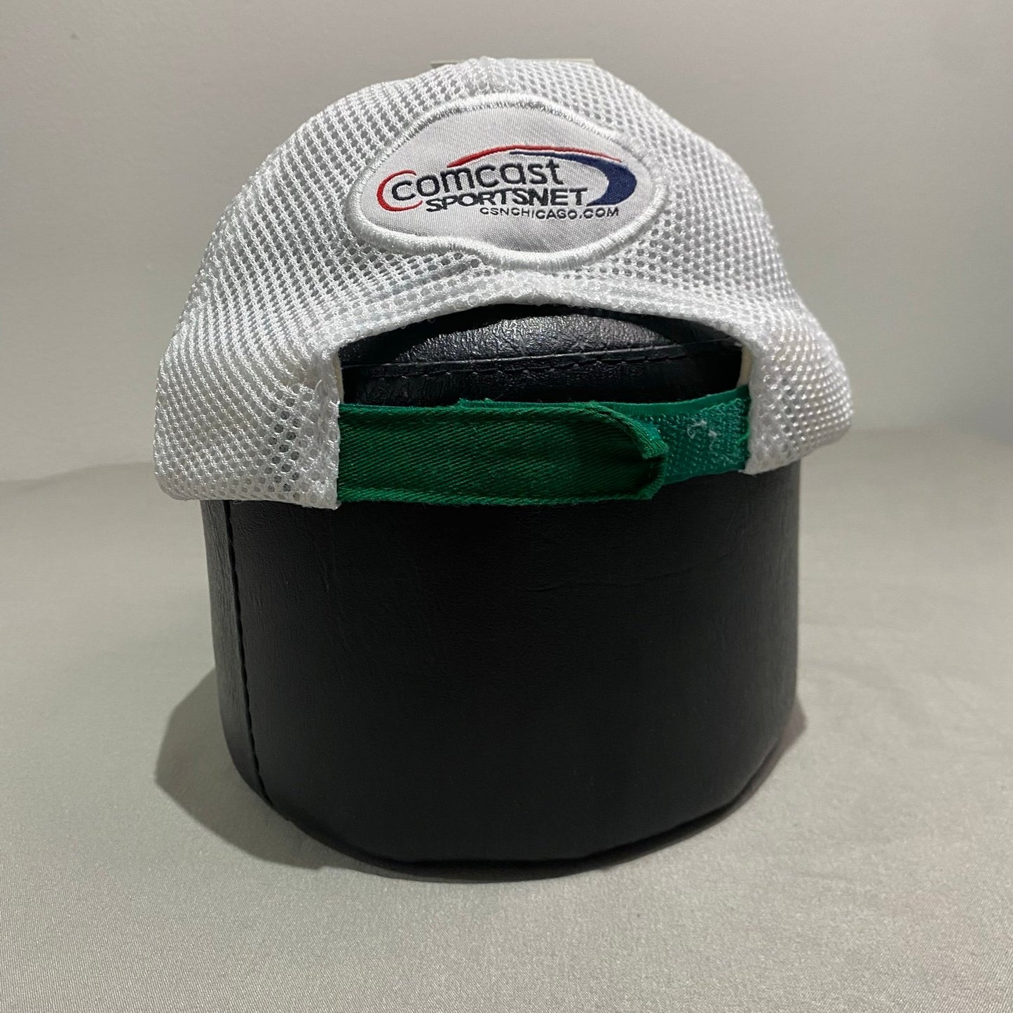 Chicago Blackhawks St. Patricks Green Hat Snapback Mesh Trucker NHL White