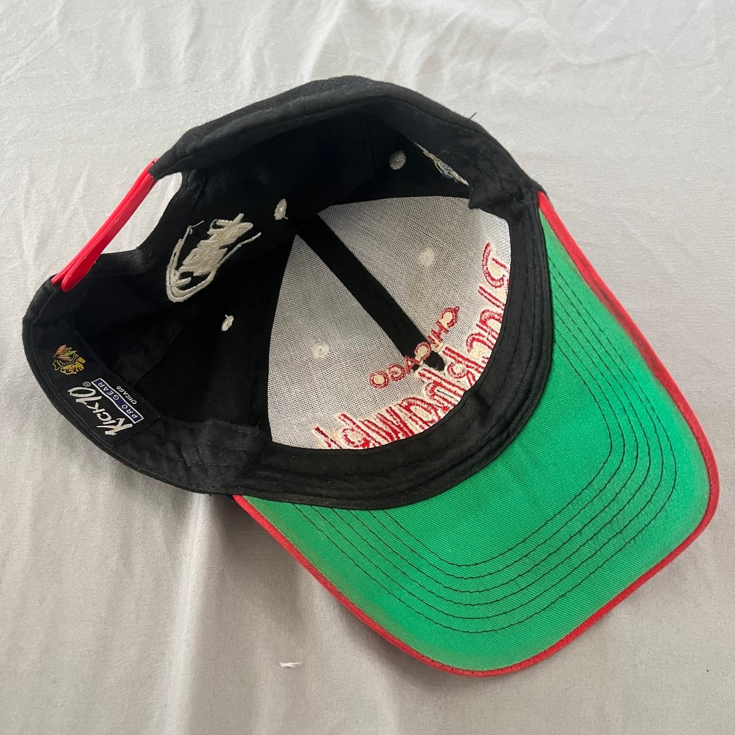 Vintage Chicago Blackhawks SnapBack Hat Kick 10 Cap Bud Light NHL