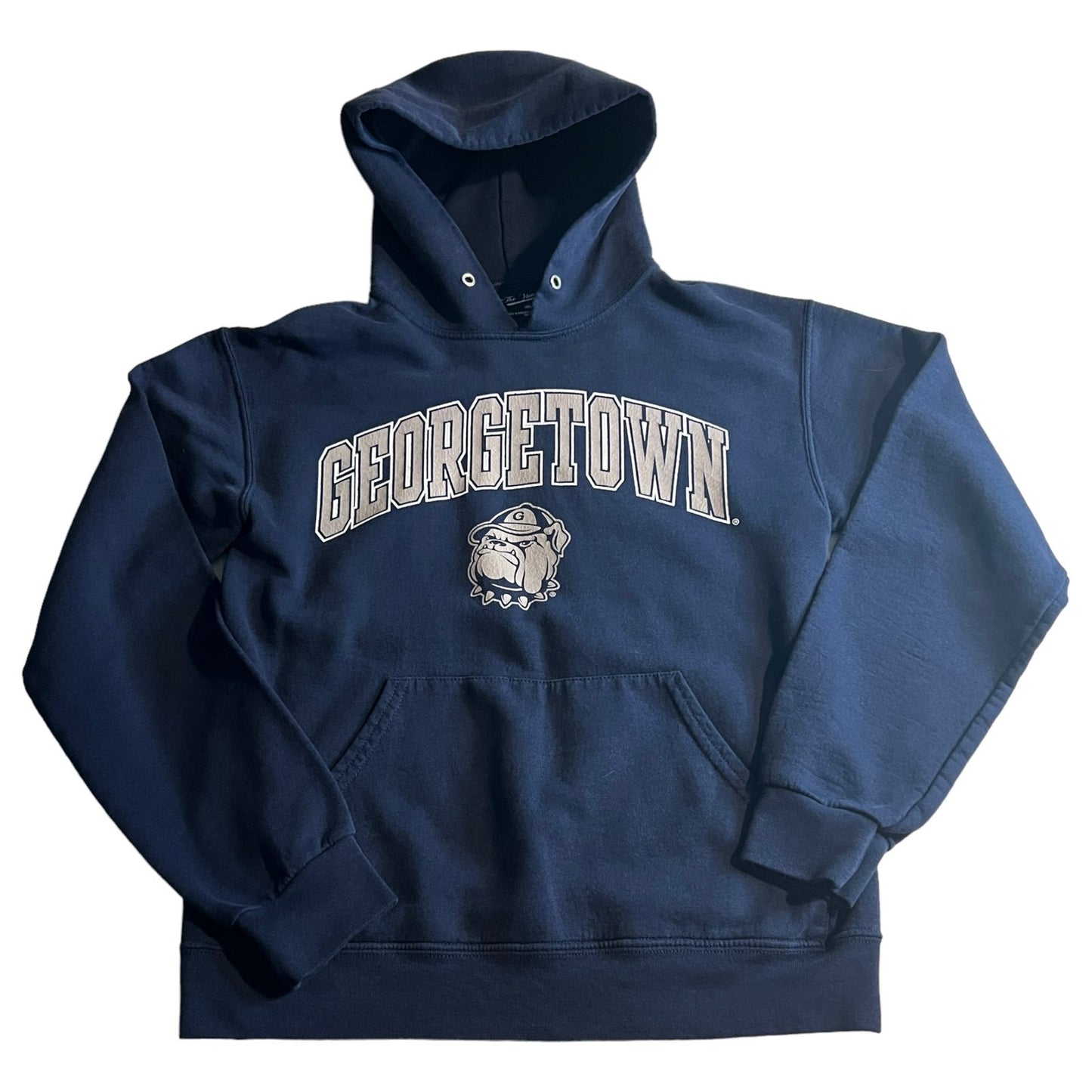 Georgetown Hoyas Hoodie Womans Small Blue NCAA College Sweat Shirt Pullover<br>