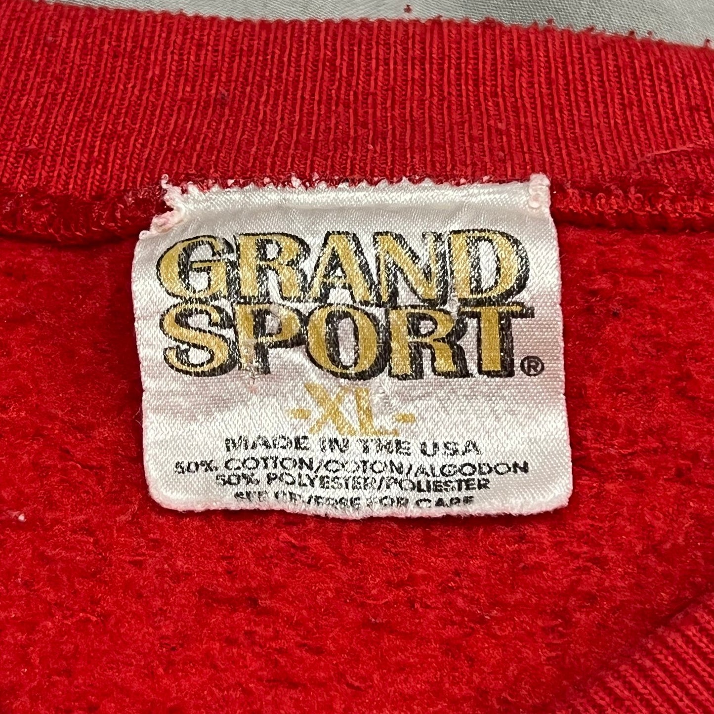 Vintage 90's San Francisco 49ers Crewneck Sweater Mens XL NFL Red Football