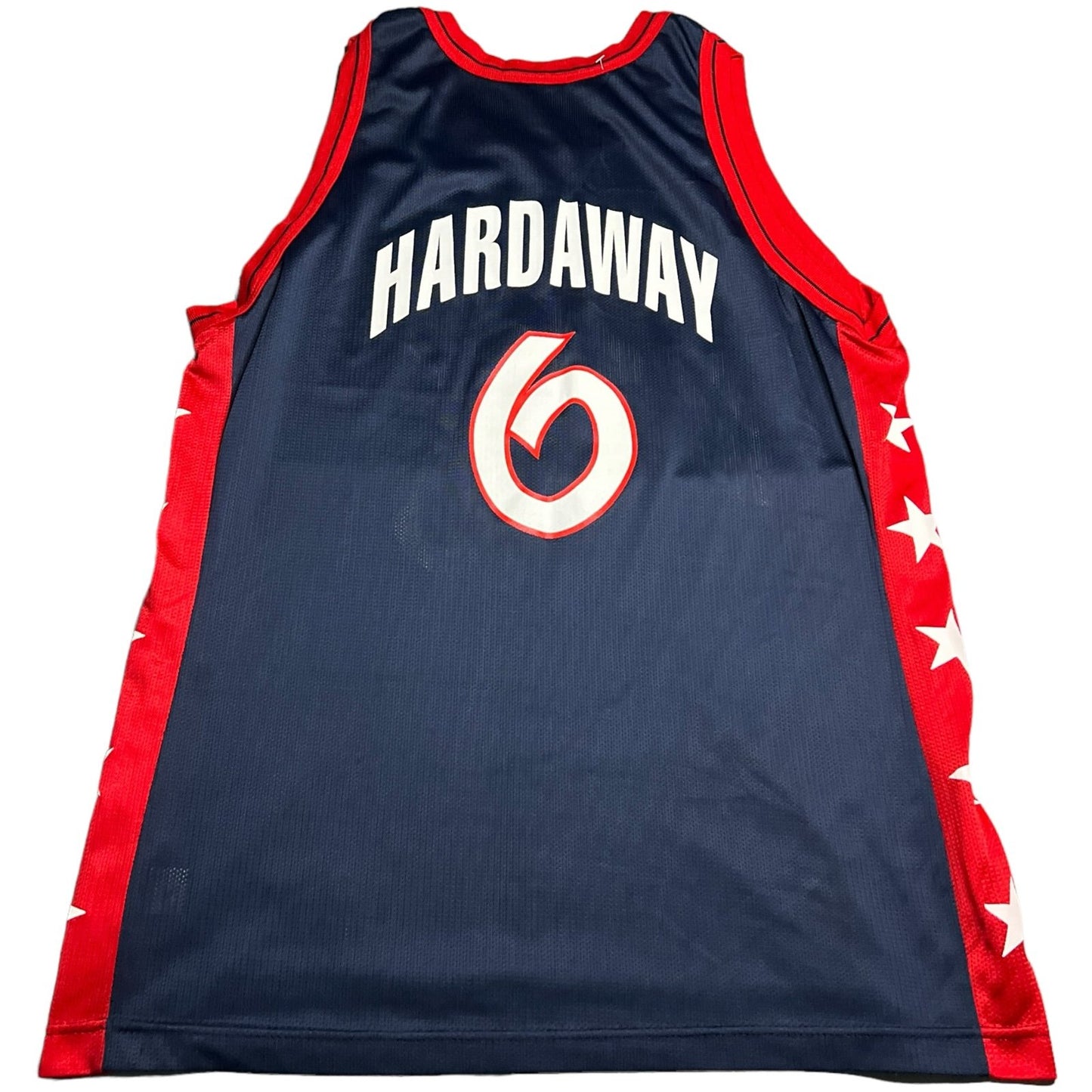 Vintage USA Olympics Penny Hardaway Jersey Mens 48 #6 Champion 90's Blue