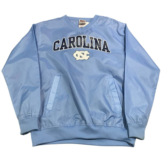 Vintage North Carolina Windbreaker Mens Small Tar Heels Baby Blue Red Oak Jacket