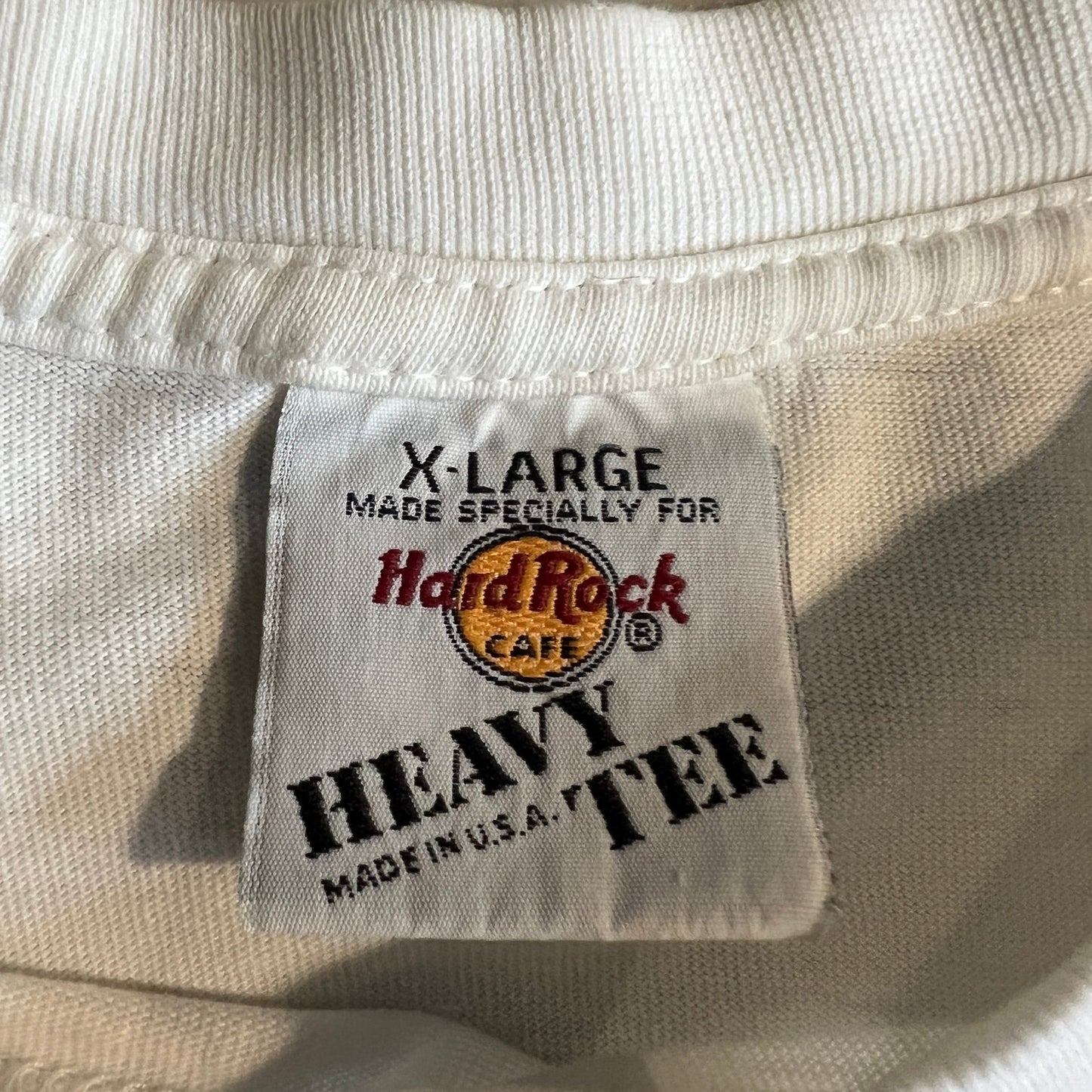 Vintage Hard Rock Cafe Shirt Mens XL Short Sleeve White Made in USA Niagara Fall