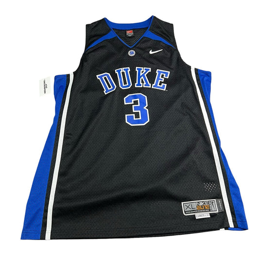 Vintage Duke University Basketball Jersey XL Nike Stitch Sewn Black College