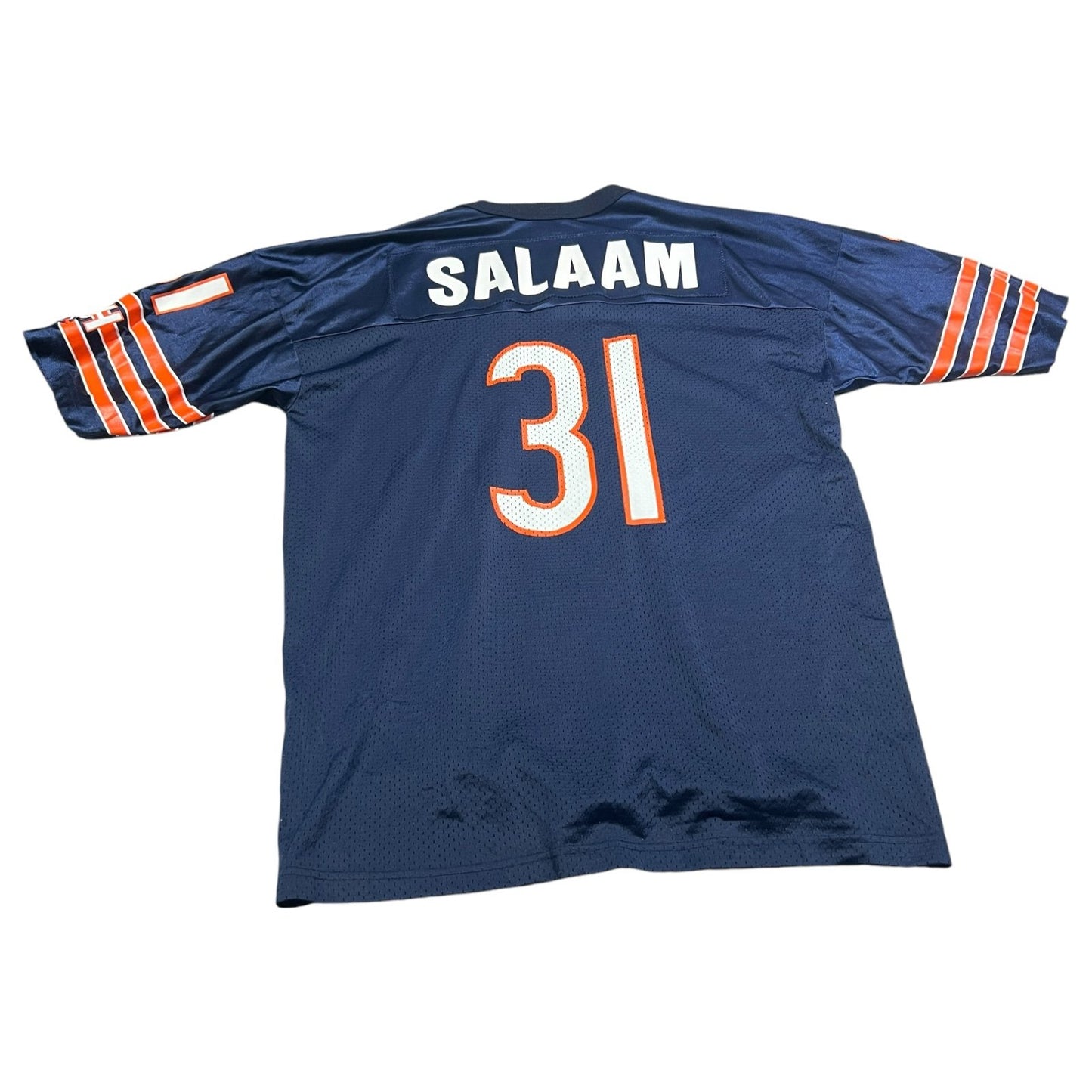 Vintage 90's Rashaan Salaam Jersey Chicago Bears Mens 48 Champion NFL Blue