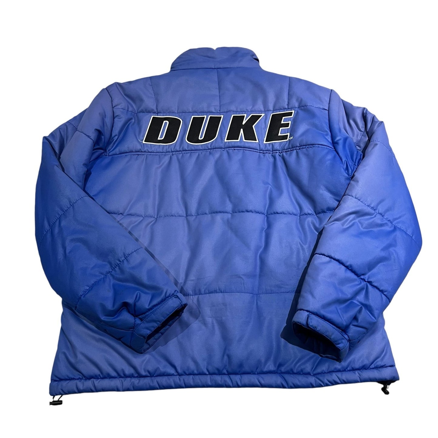 Vintage Duke University Puffer Jacket Mens XL Blue Devils Full Zip NCAA College