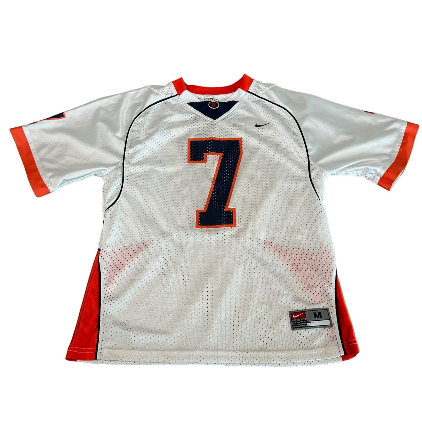 Vintage University of Illinois Football Football Jersey Nike Kids Youth Medium