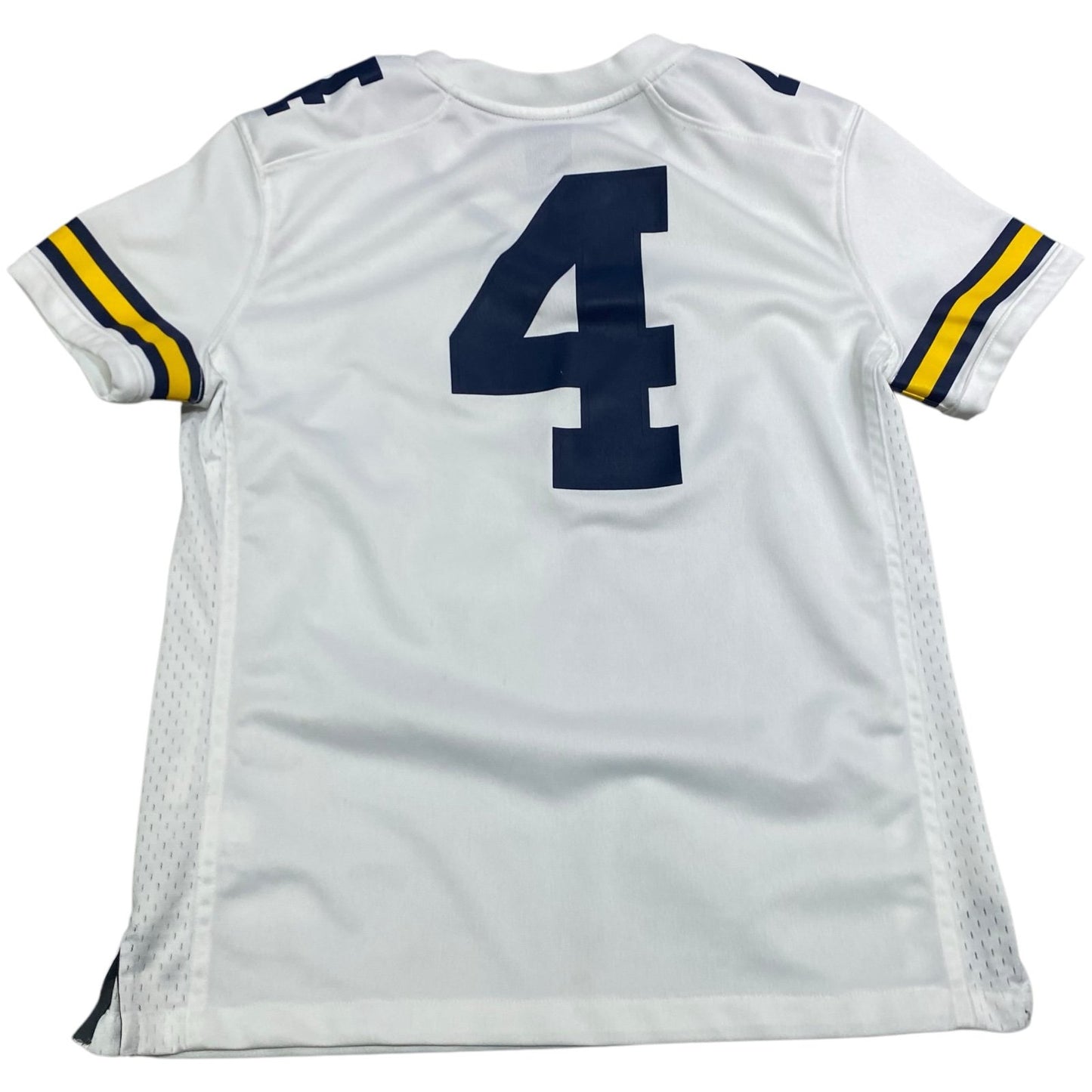 University of Michigan Football Jersey Womans Small #4 Jordan White Wolverines