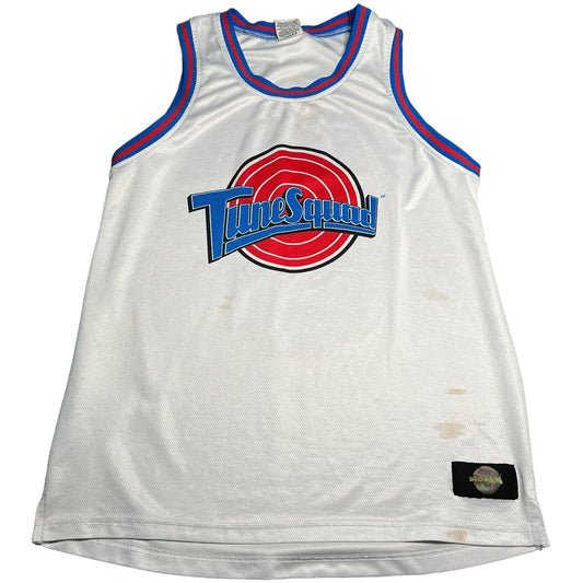 Tune Squad Jersey Mens Medium #0 Blank No Name Looney Tunes White Space Jam