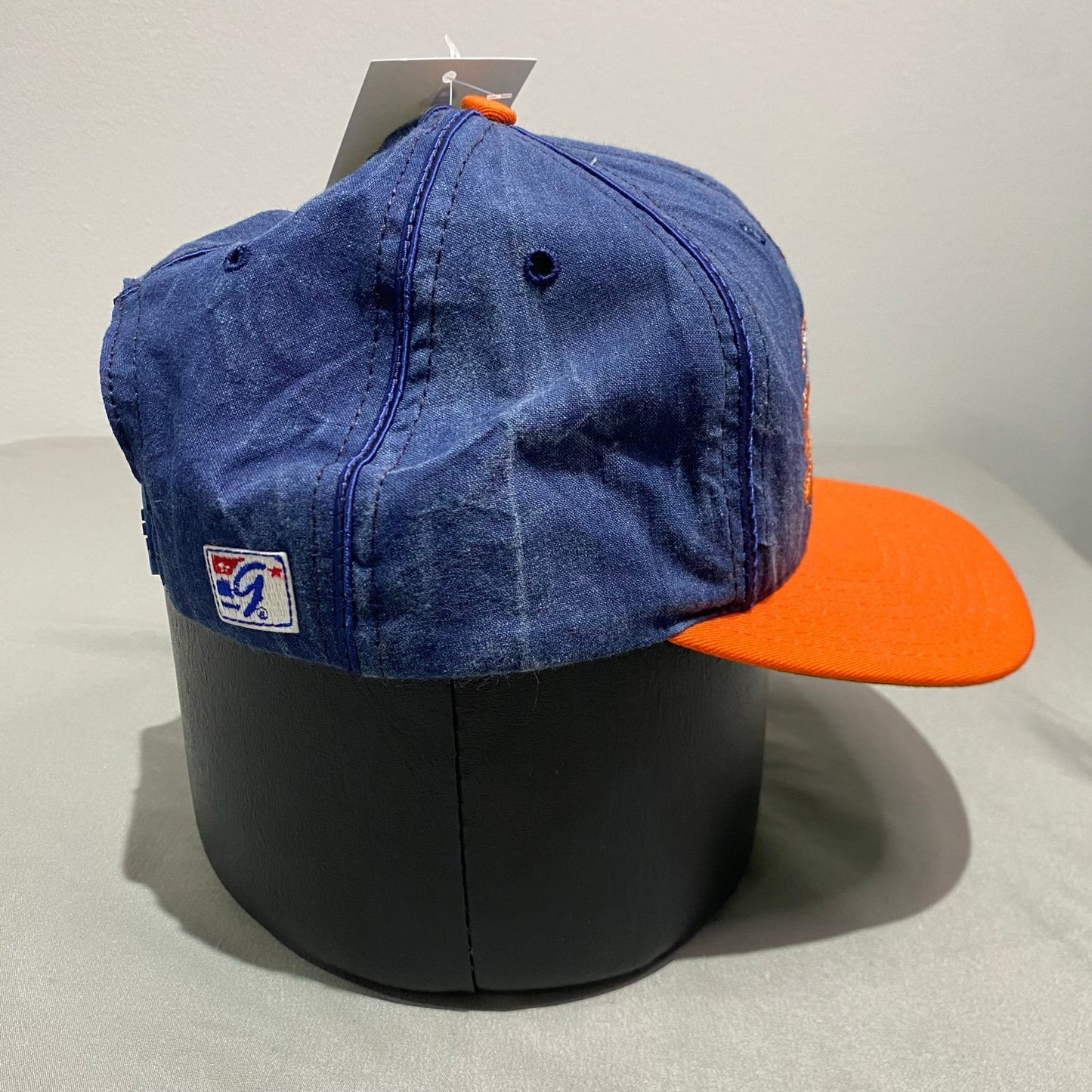 Vintage Syracuse The Game Snapback Hat Cap NCAA Blue Orange