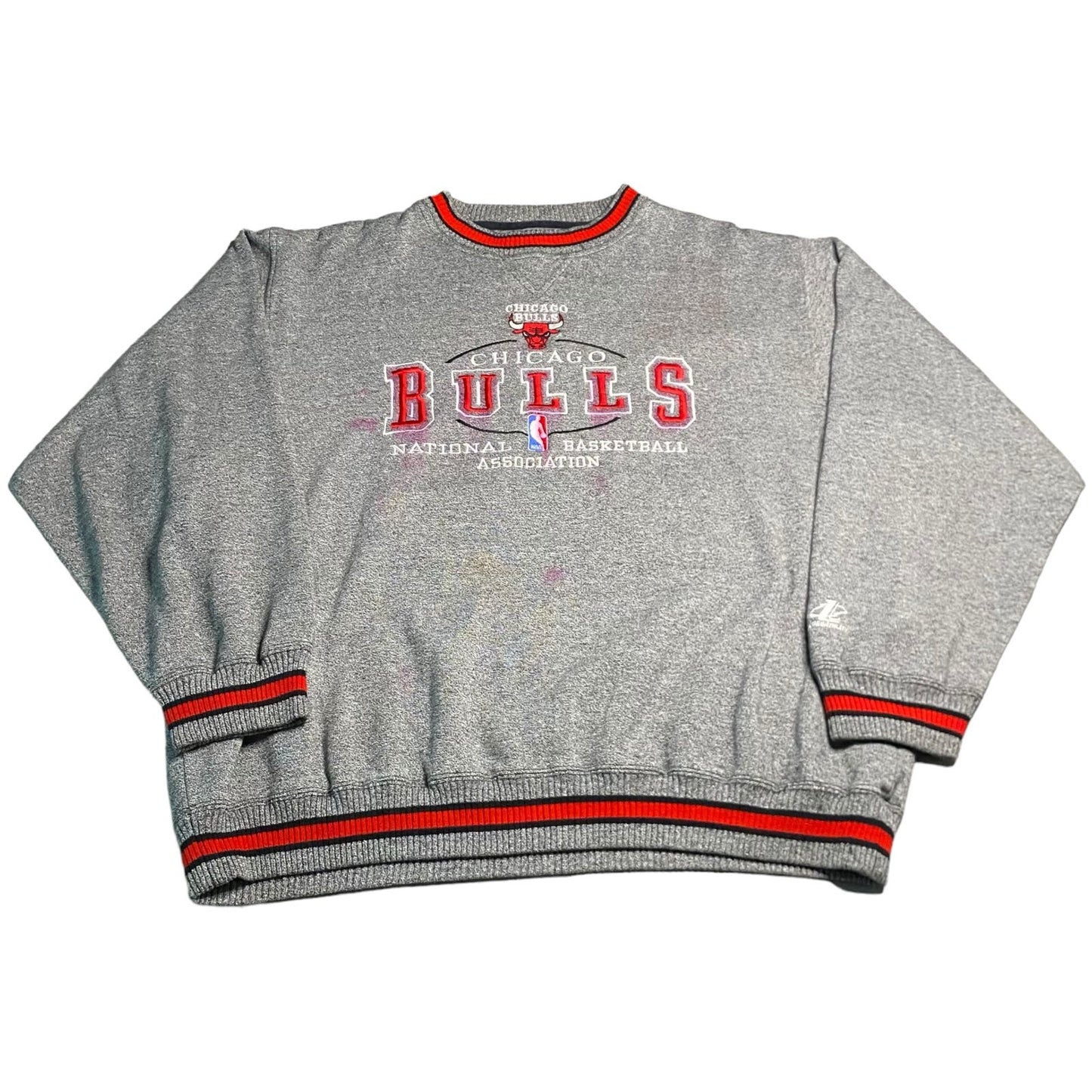 Vintage Chicago Bulls Crewneck Sweater Mens XL Logo Athletic NBA Embroidered 90s