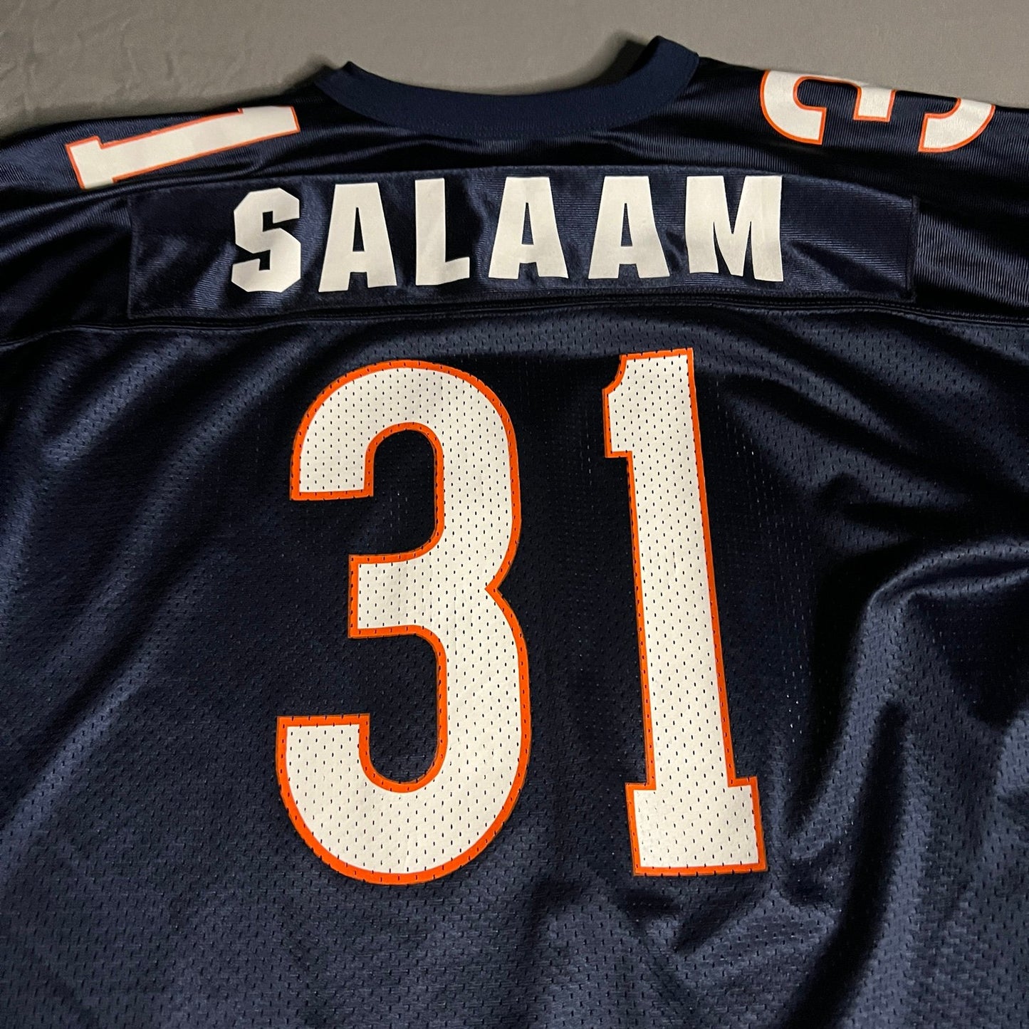 Vintage Rashaan Salaam Jersey Mens Large #31 NFL Blue Logo Athletic