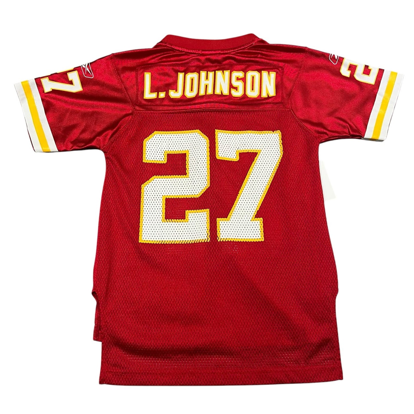 Larry Johnson Jersey Kansas City Chiefs Kids Youth Small Red #27 NFL Reebok