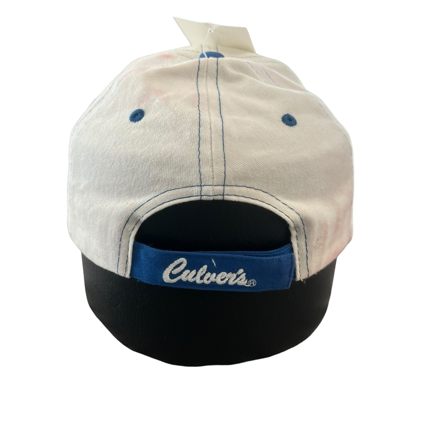 Chicago Cubs Hat Strapback MLB White Blue Adjustable Culvers Cap Baseball