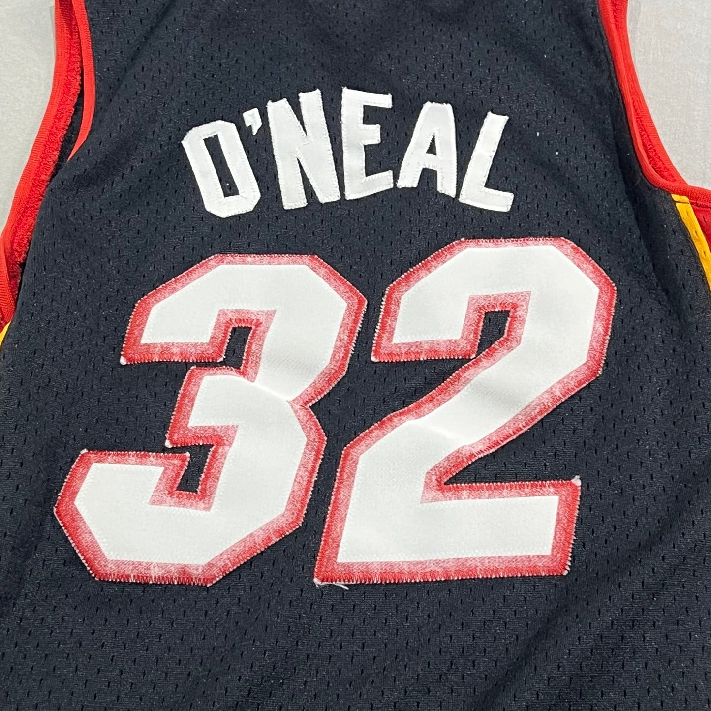 Shaquille O'Neal Jersey Miami Heat Kids Youth Small Stitch Sewn Length +2 Reebok