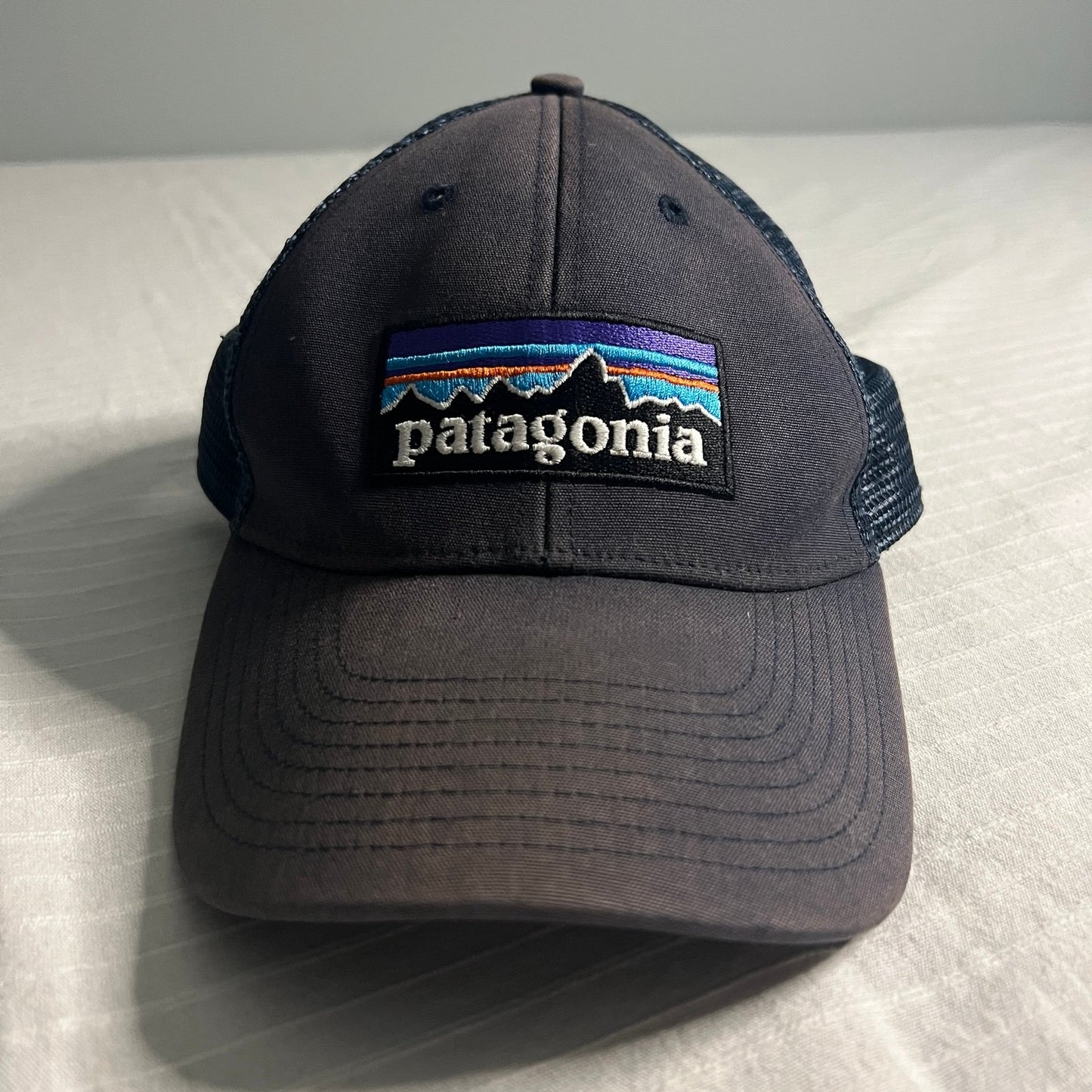 Patagonia P-6 Logo Trucker Hat Snapback Black