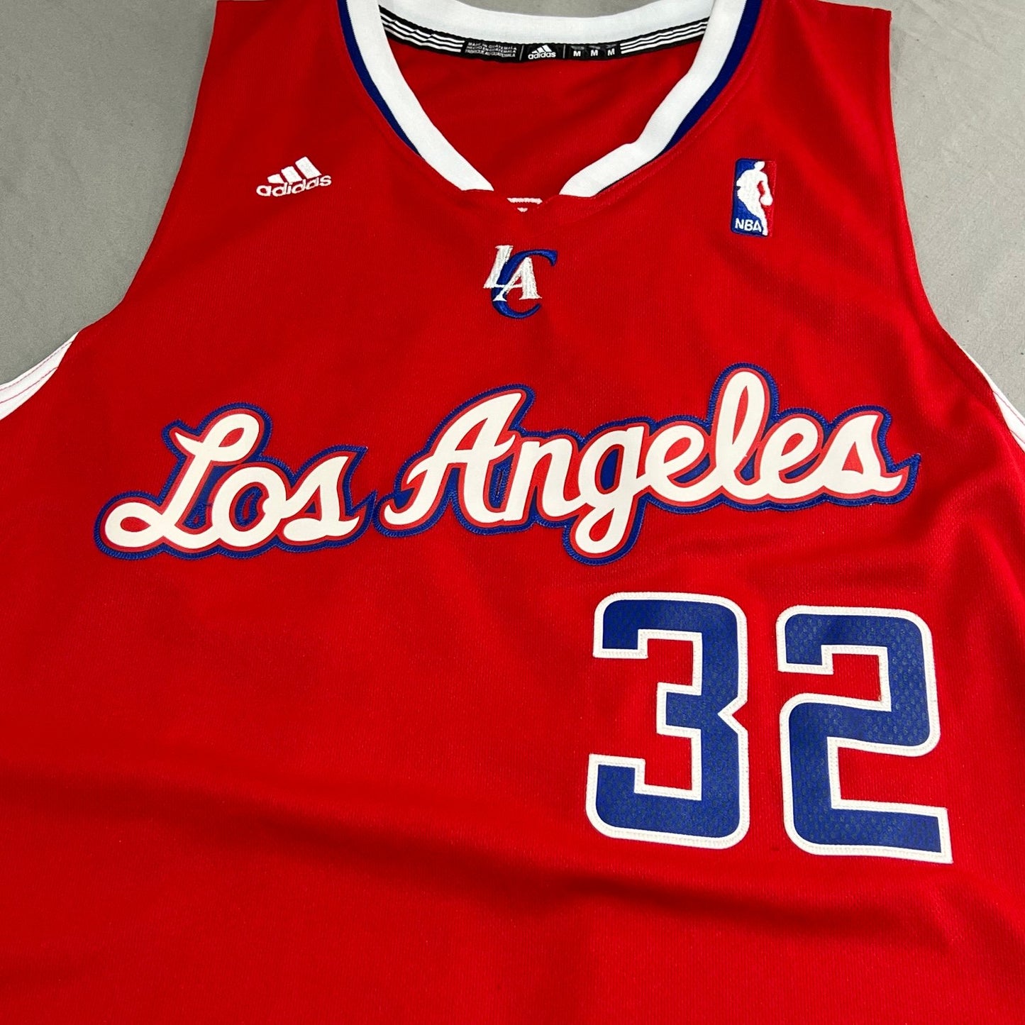 Blake Griffin Jersey Los Angeles Clippers Mens Medium Stitch Sewn Adidas Red