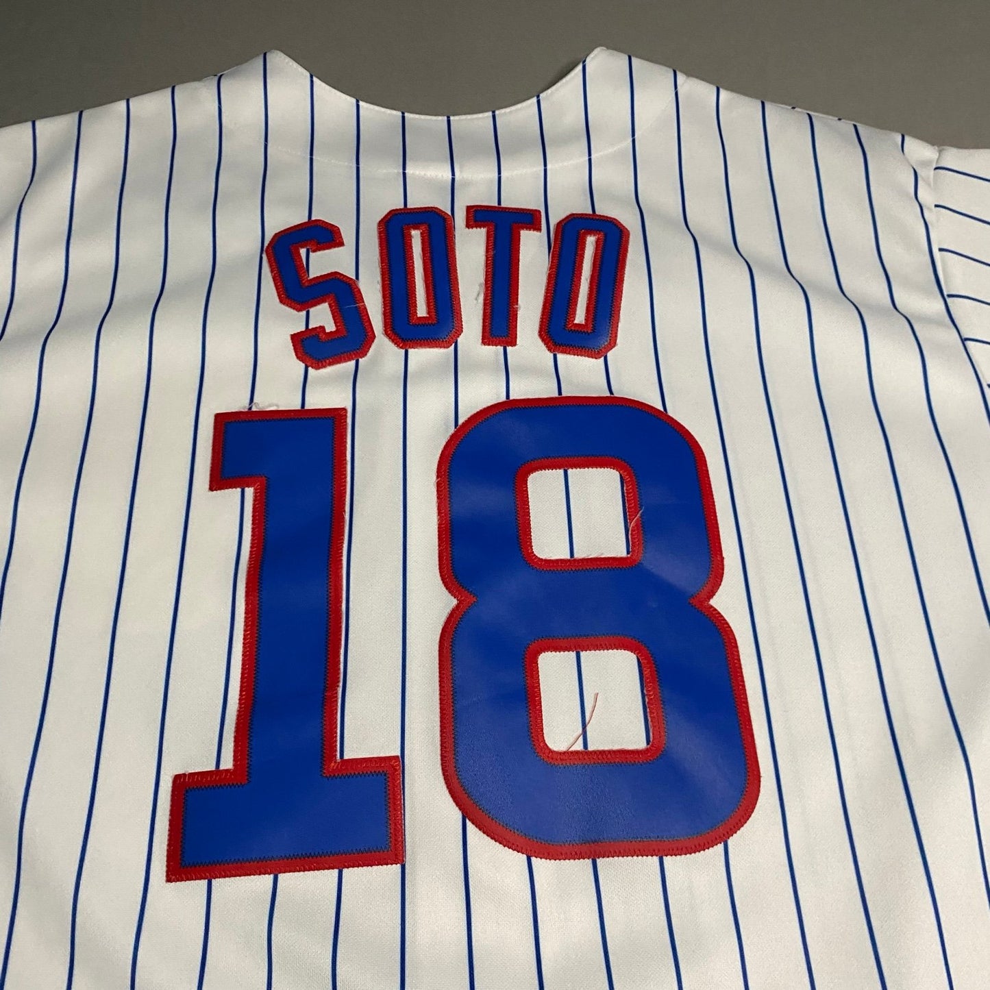 Geovany Soto Jersey Chicago Cubs Mens 2XL XXL Stitch Sewn Majestic MLB White