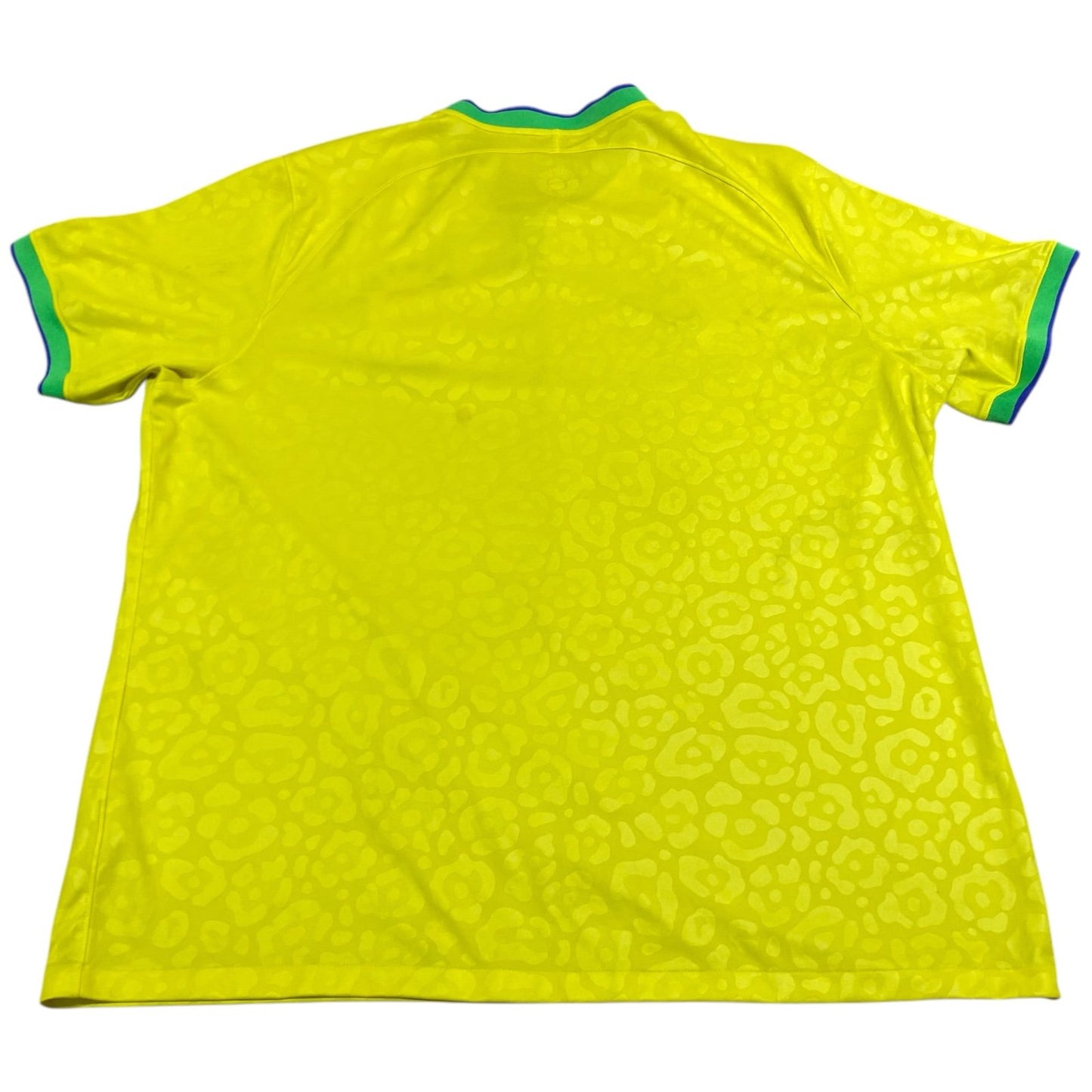 Brasil Soccer Jersey Mens 2XL XXL Nike Dri Fit Yellow Futbol CBF Yellow