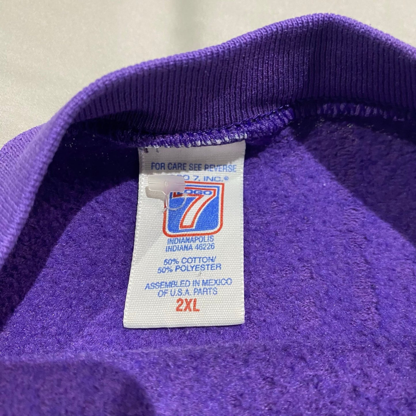 Vintage 90's Northwestern Wildcats Crewneck Sweater Mens 2XL XXL Purple LOGO 7