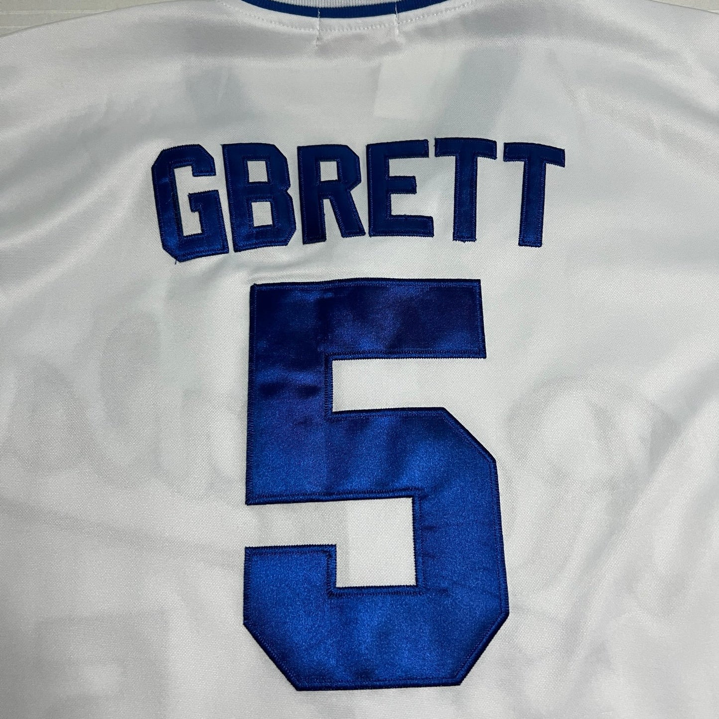 Kansas City Royals George Brett Jersey Mens 48 Mitchell & Ness Stitch Sewn 1989