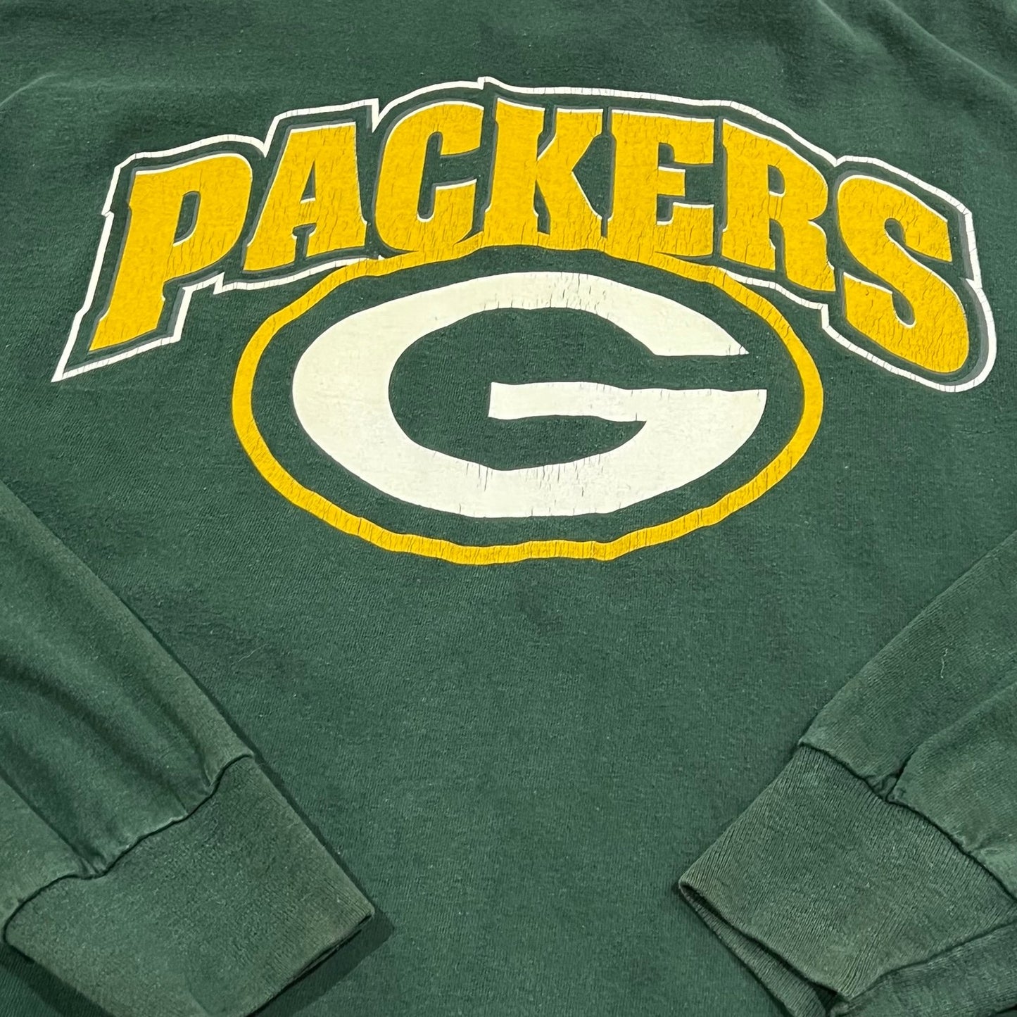 Vintage 90's Green Bay Packers Shirt Mens 2XL XXL Long Sleeve NFL Football