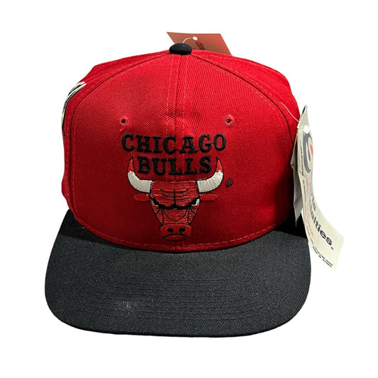 NWT Vintage 90's Chicago Bulls Sports Specialties Snapback Hat Wrap Around