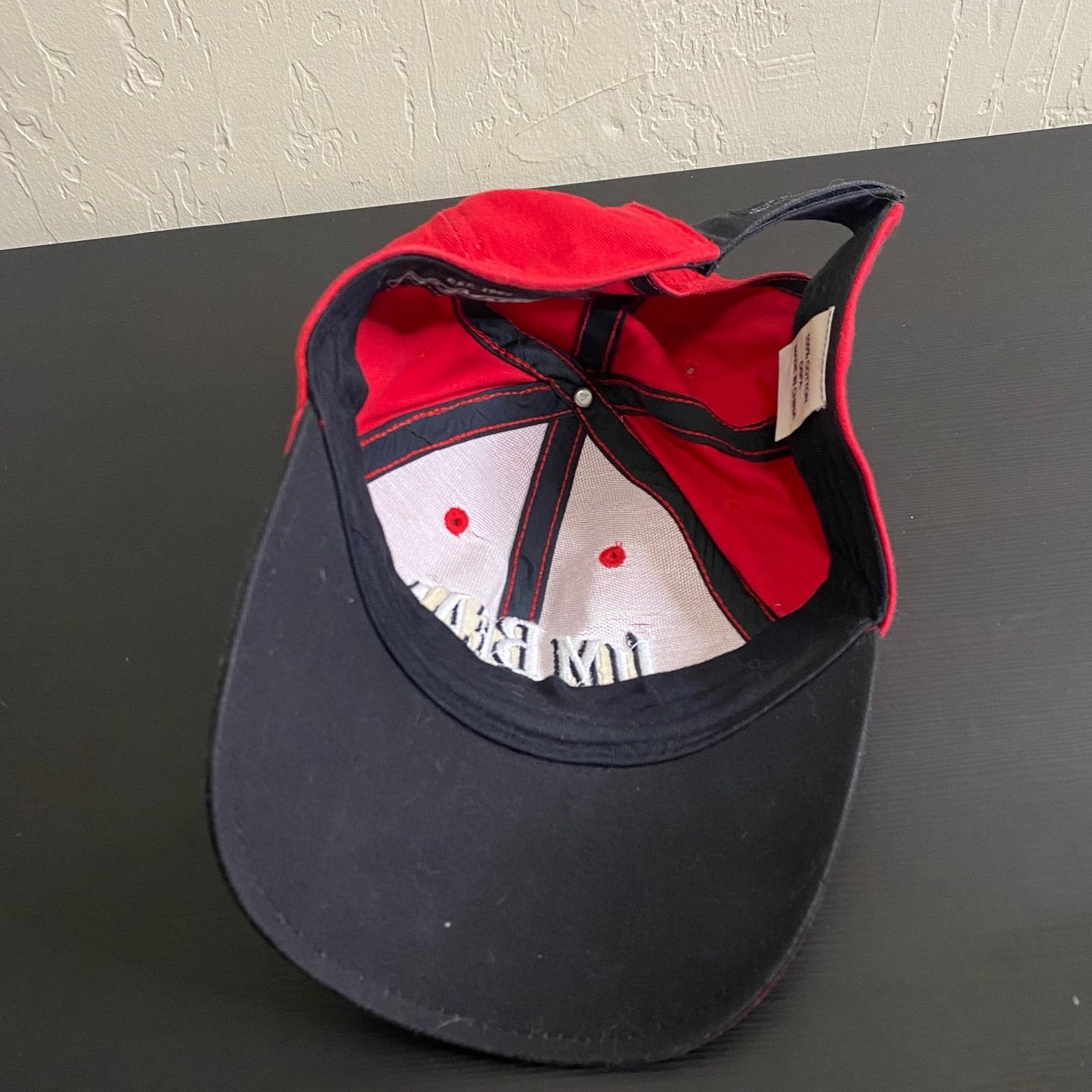 Jim Beam NASCAR Hat Racing Red #7 Strap