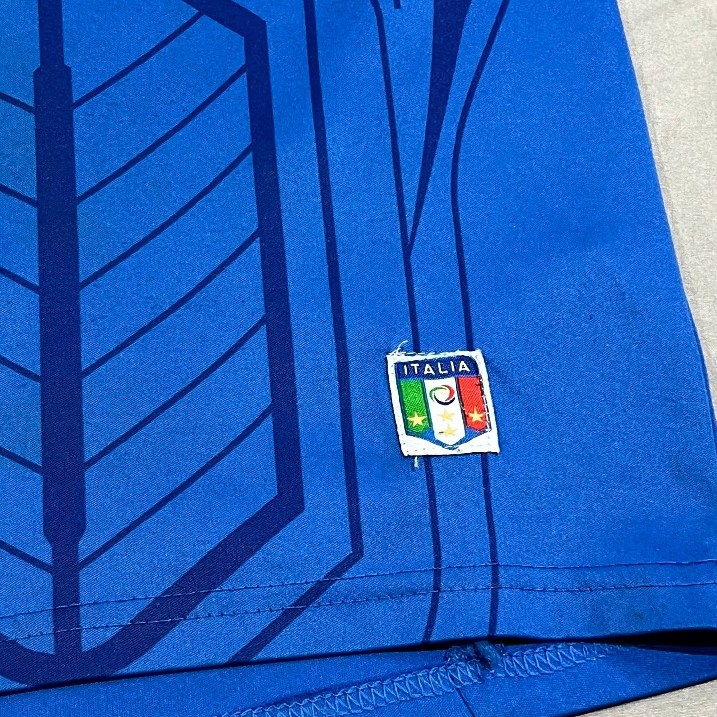 Italia Gliazzurri Soccer Football Jersey De Rossi #10 Kids Boys Youth Small Blue